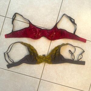 EUC Lace Underwire Bralette Bundle (2) - DKNY and Intimately Free People